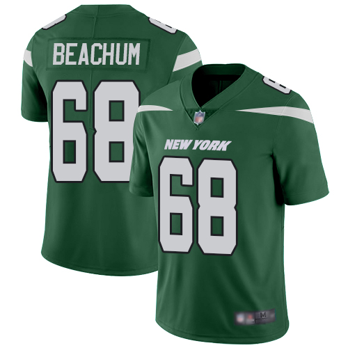 New York Jets Limited Green Youth Kelvin Beachum Home Jersey NFL Football #68 Vapor Untouchable